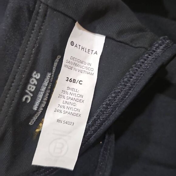 Athleta Seascape Bra Cup Tankini Size 36 B/C Swim Beach Summer Cruise Vacation - Picture 4 of 7